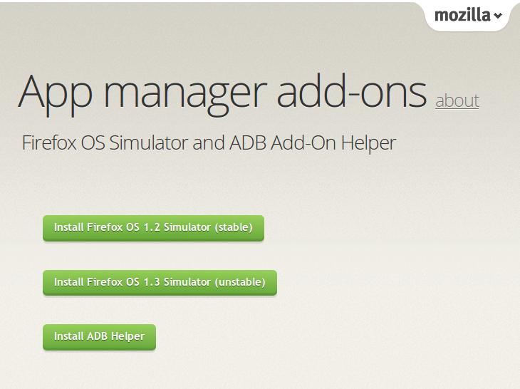 App Manager addons