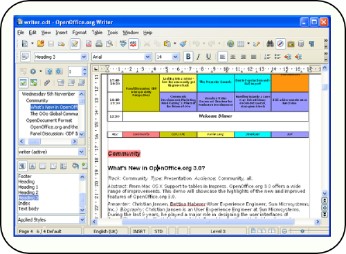 OpenOffice Writer