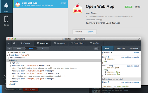 App Manager Remote DevTools
